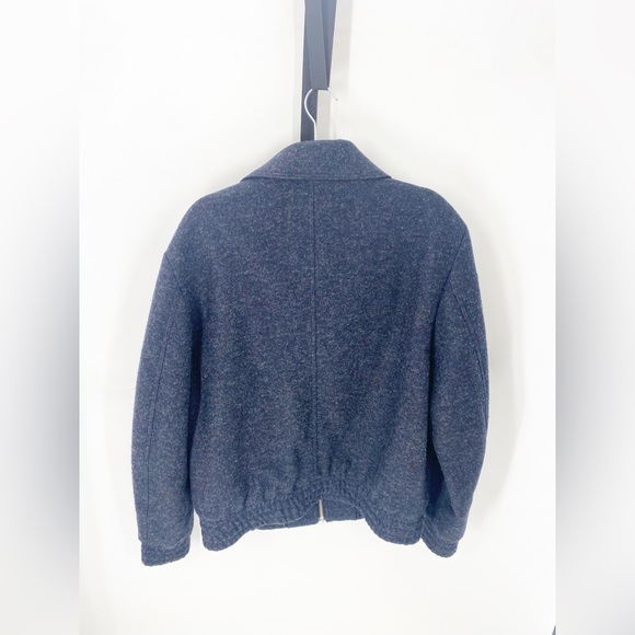 Slate & Stone Wool Blend Bomber Zip Front Jacket Sz XL - Picture 4 of 6